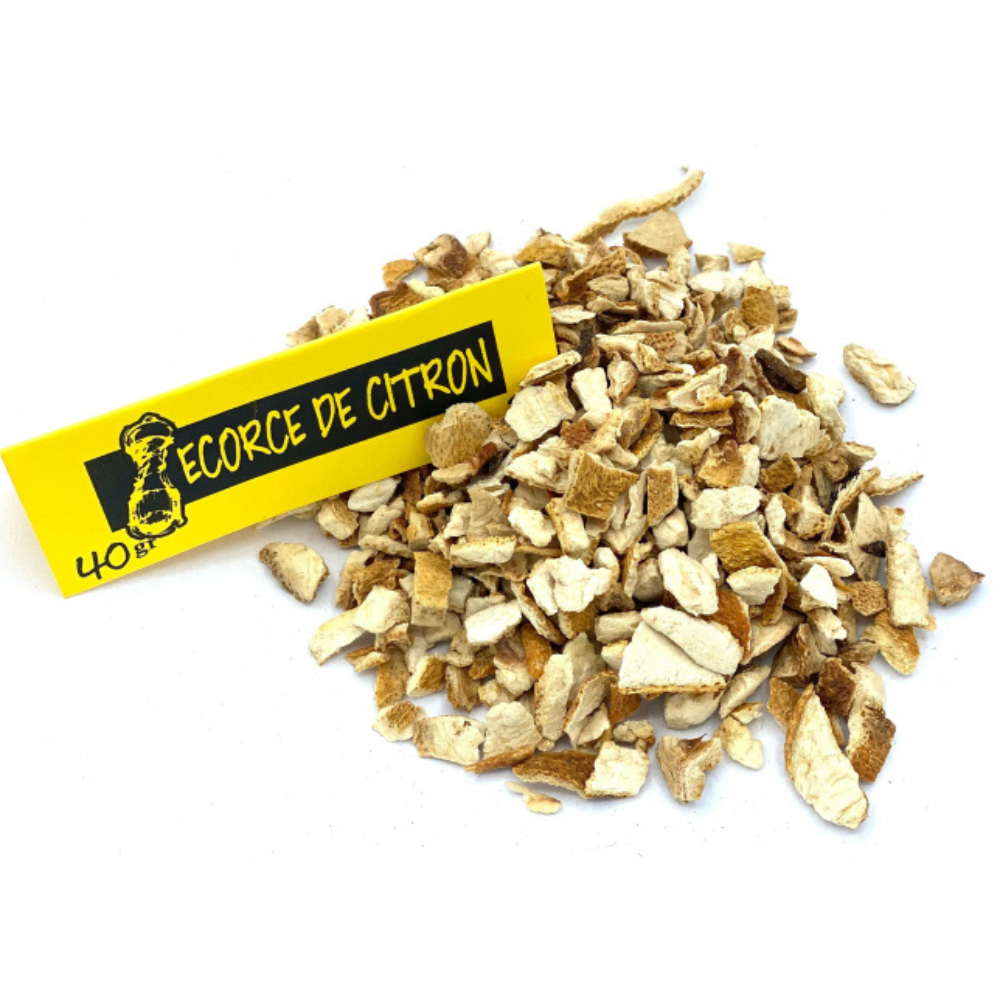 ▢ Écorce de citron